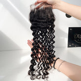 Burmese Virgin High-end HD Closure 4x4 5x5 #1B